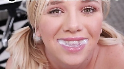 TopWebModels TEENS in PIGTAILS and CUM SWALLOW Compilation Blowjobs - VOL 1