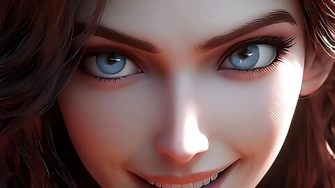 Brunette Bouncing Her Tits While Getting Fucked In Missionary Until Creampie - AI