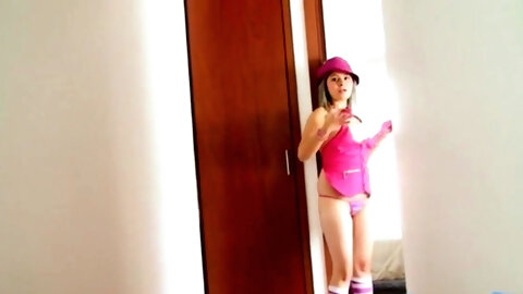 Petite blonde solo teen