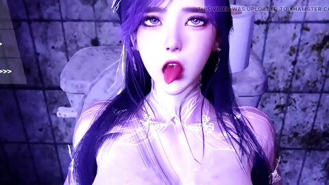 3D Cute Skinny Cosplay Slut Naked Her Perfect Body Got Fucked so Hard