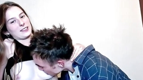 Real Homemade Russian Amateir Teen Couple having Sex on Webcam