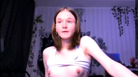 AMATEUR BRUNETTE TEEN NATURAL TIT CAUGHT MASTURBATINg CHEAT