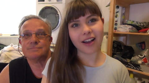 Oldman Fucks Luna